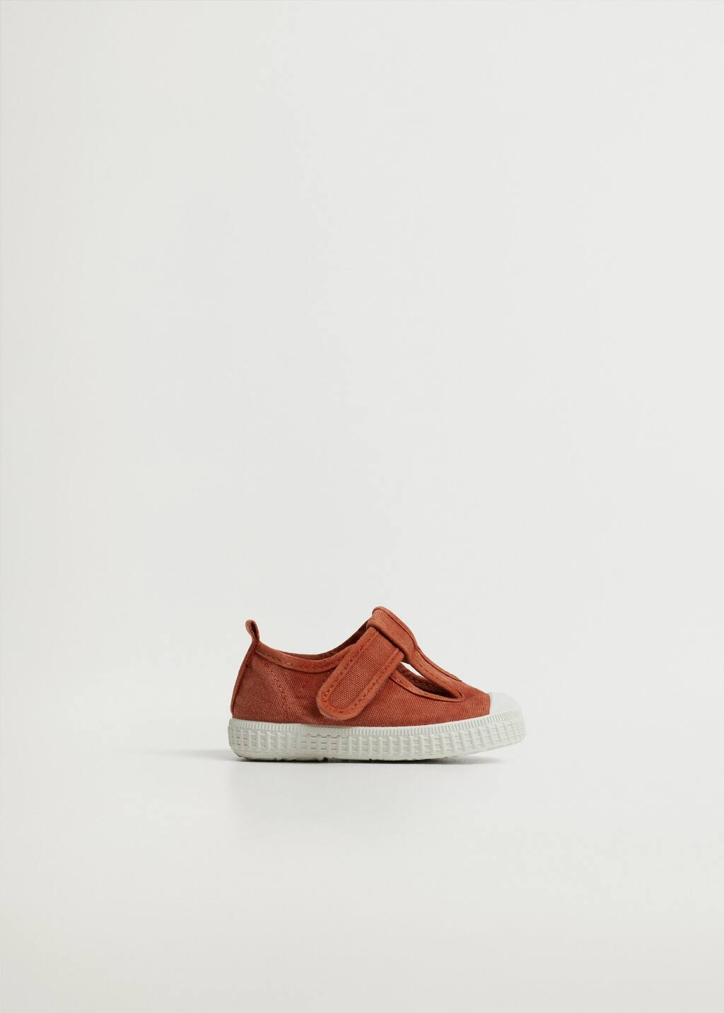 Katoenen sneakers met klittenband - Dames | Mango België