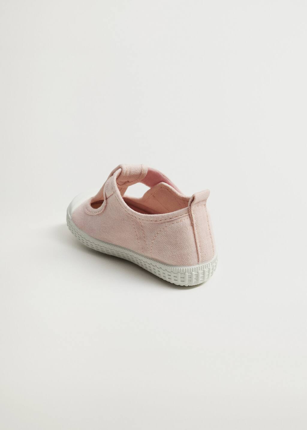 Sneakers with cotton velcro fastening - Woman | Mango Estonia