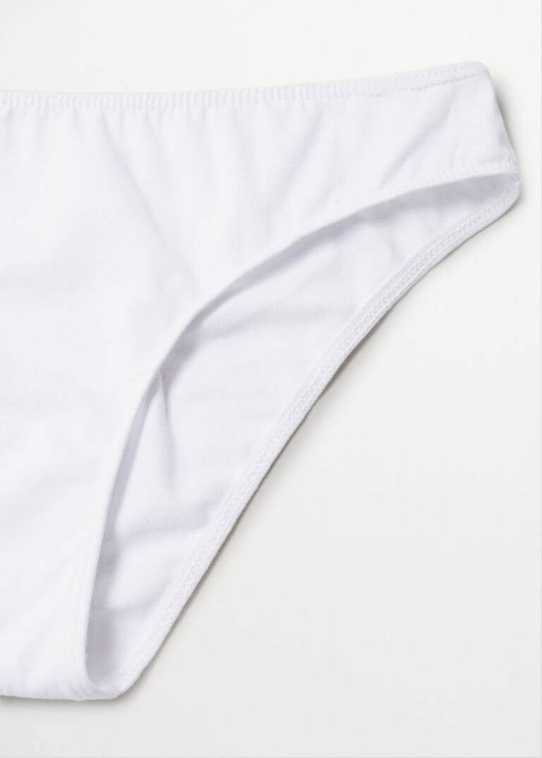 Organic cotton panties Woman MANGO OUTLET Greece