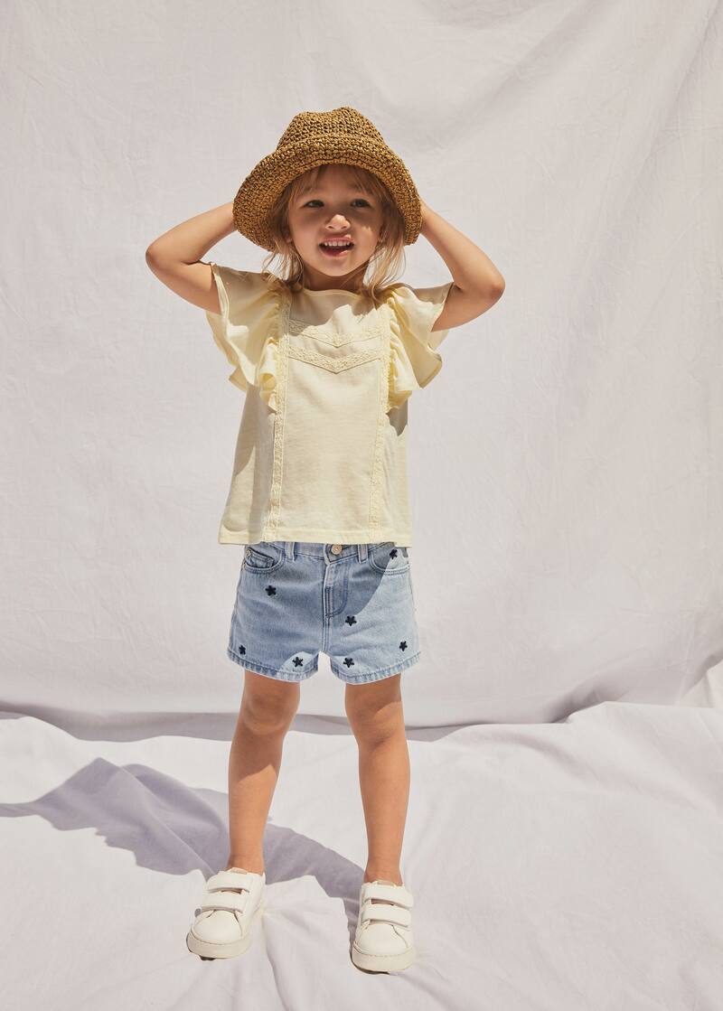 Shorts Et Jupes Pour Bebe Fille 21 Mango Kids France Martinique
