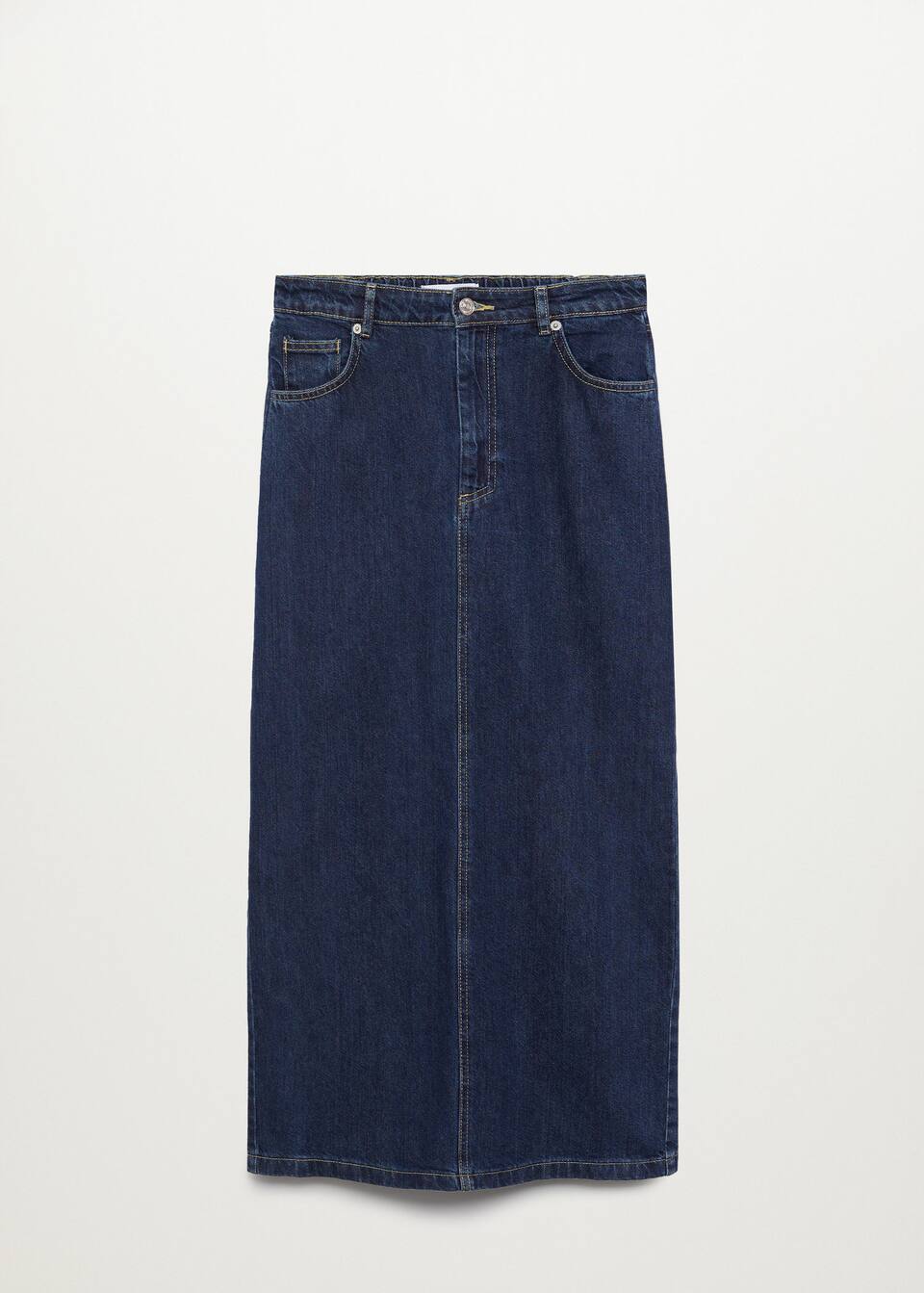 Denim Pencil Skirt Woman Mango Ghana