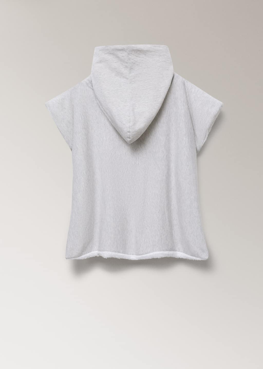 Children’s two-tone cotton bathrobe