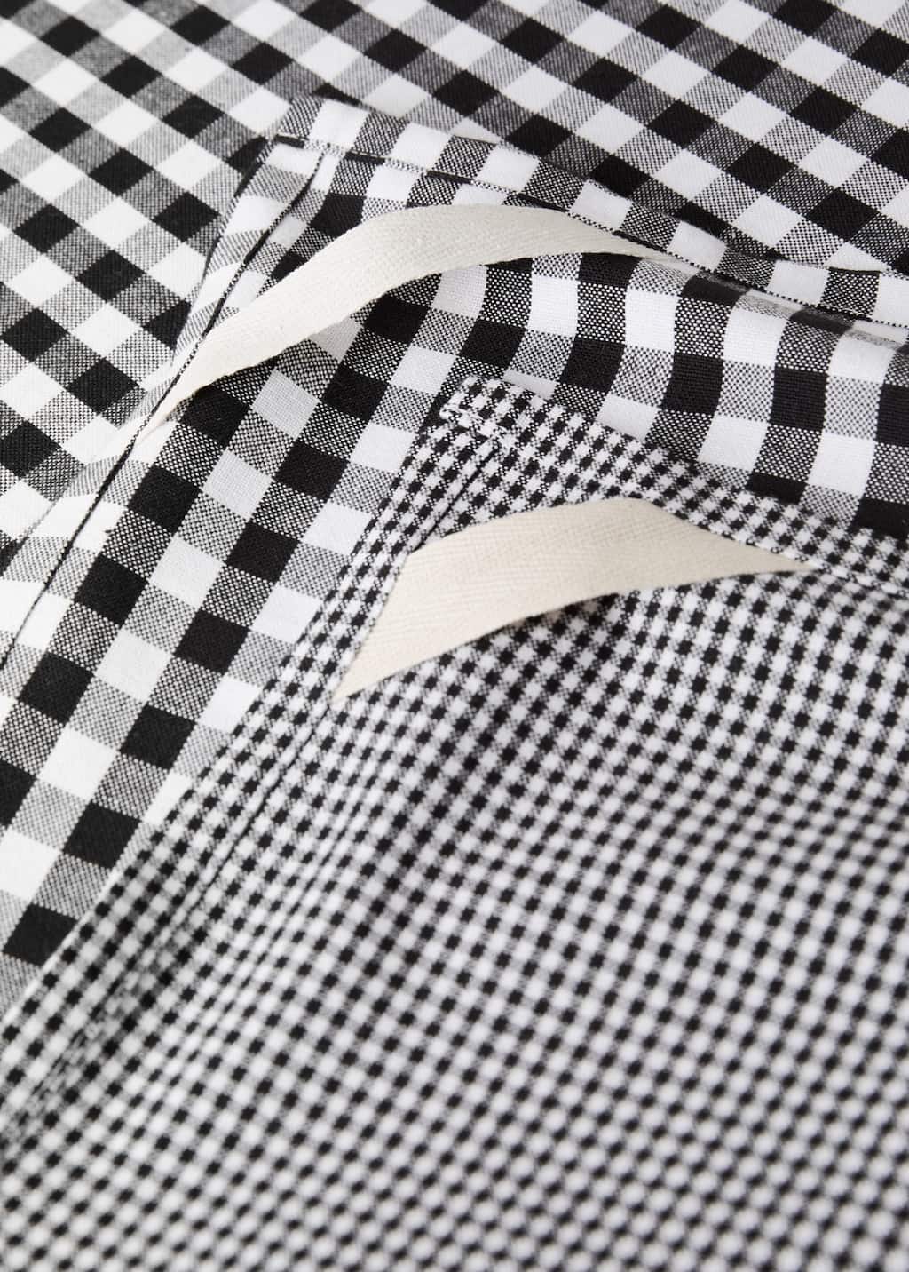 Check cotton kitchen towel