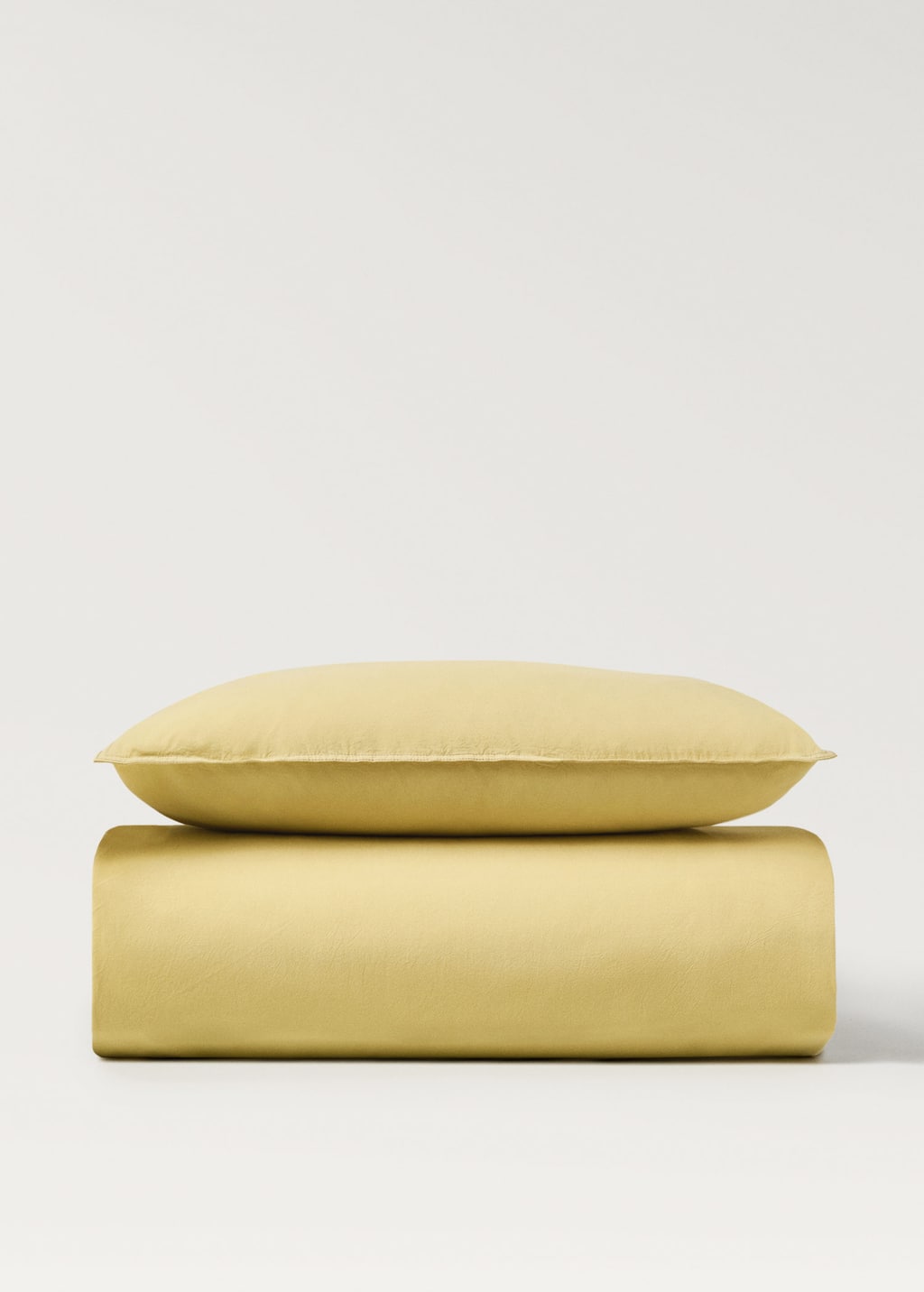 Mango Home Housse De Couet Moutarde - Home - Lit 90 Cm - In Mustard