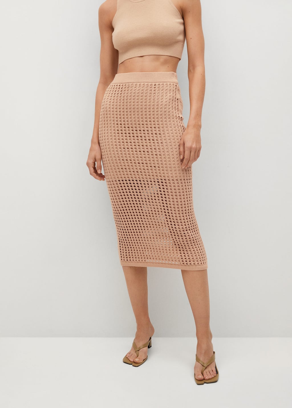 mango midi skirt