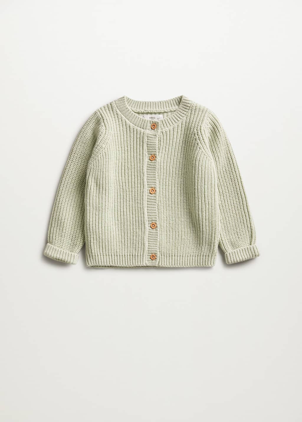 button knit cardigan mango