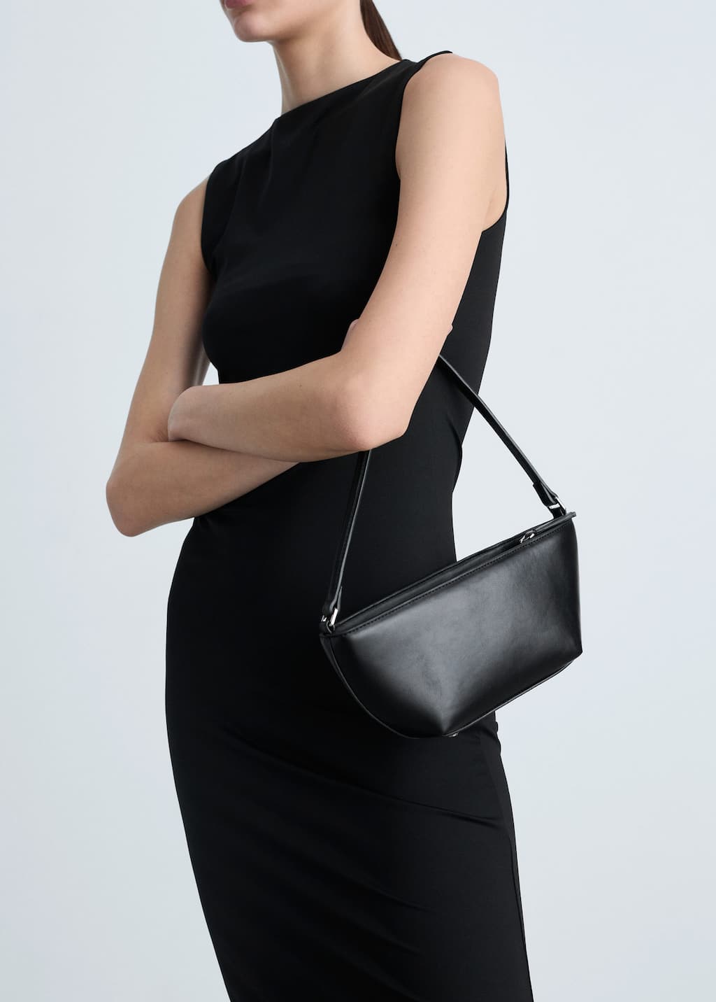 Long dress with back opening