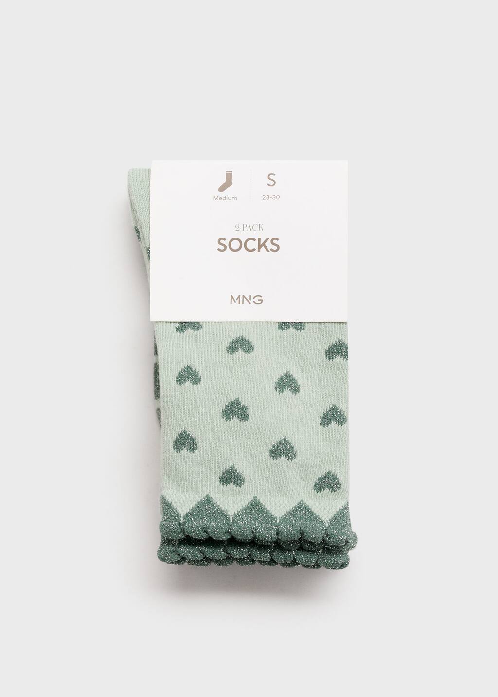Mango 2 Pack Mixed Socks Pastel Green In Pastel Green