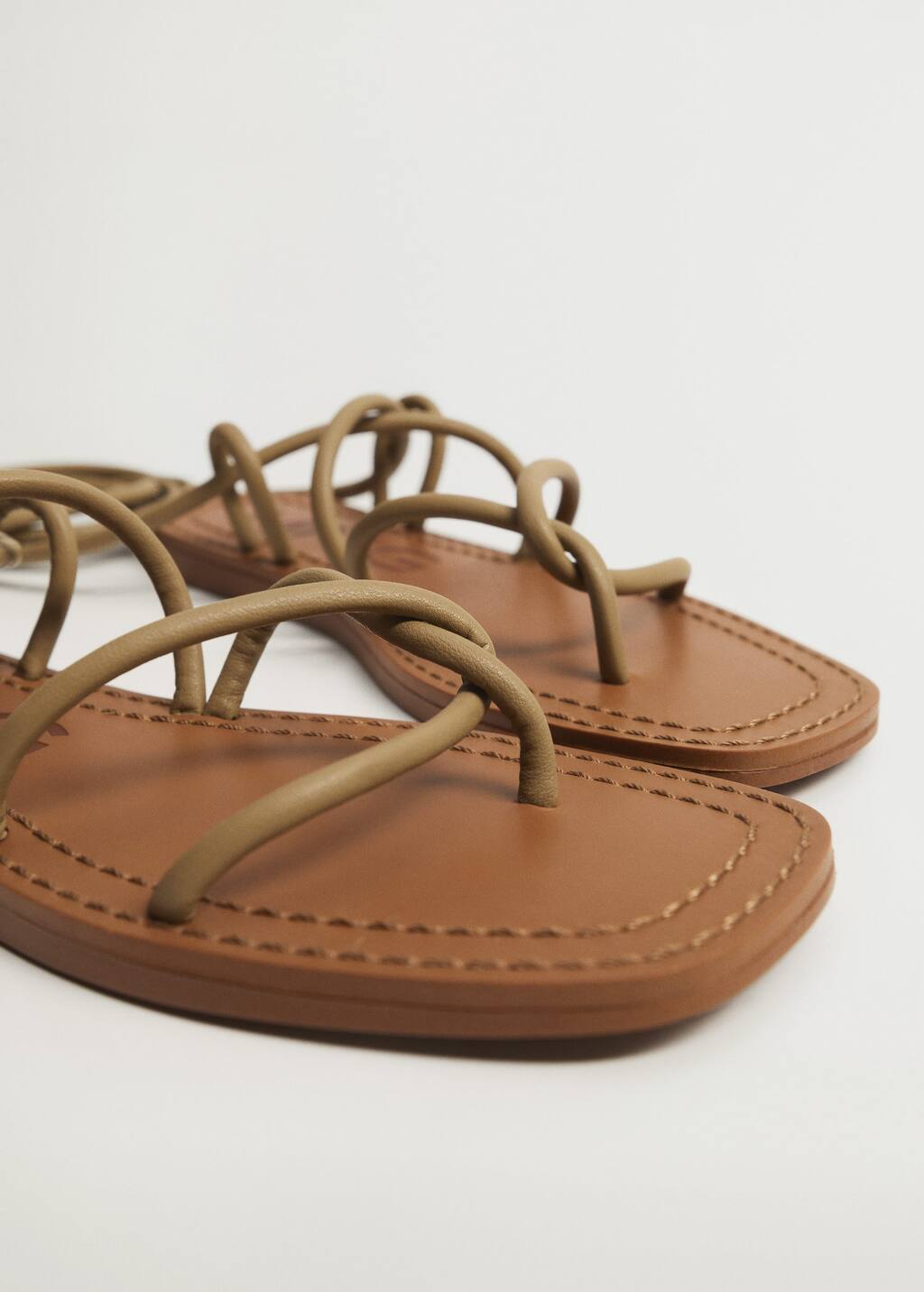 criss cross strap flip flops
