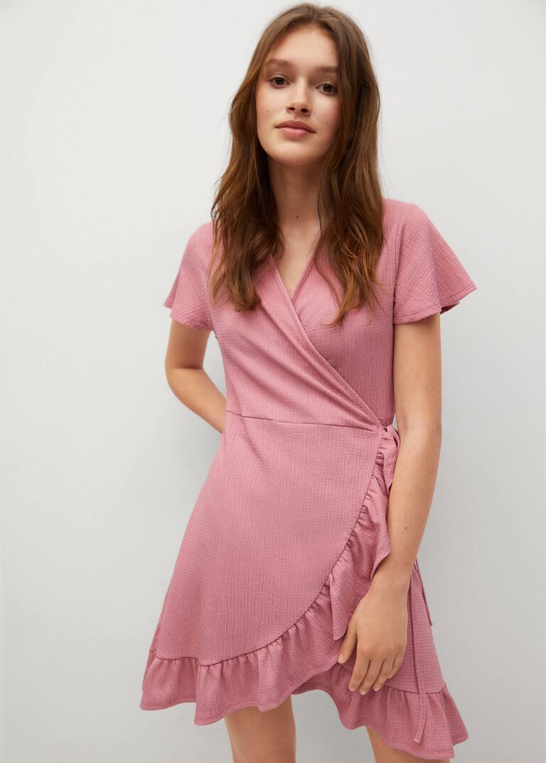 Vestido cruzado volante - Detalle del artículo 1