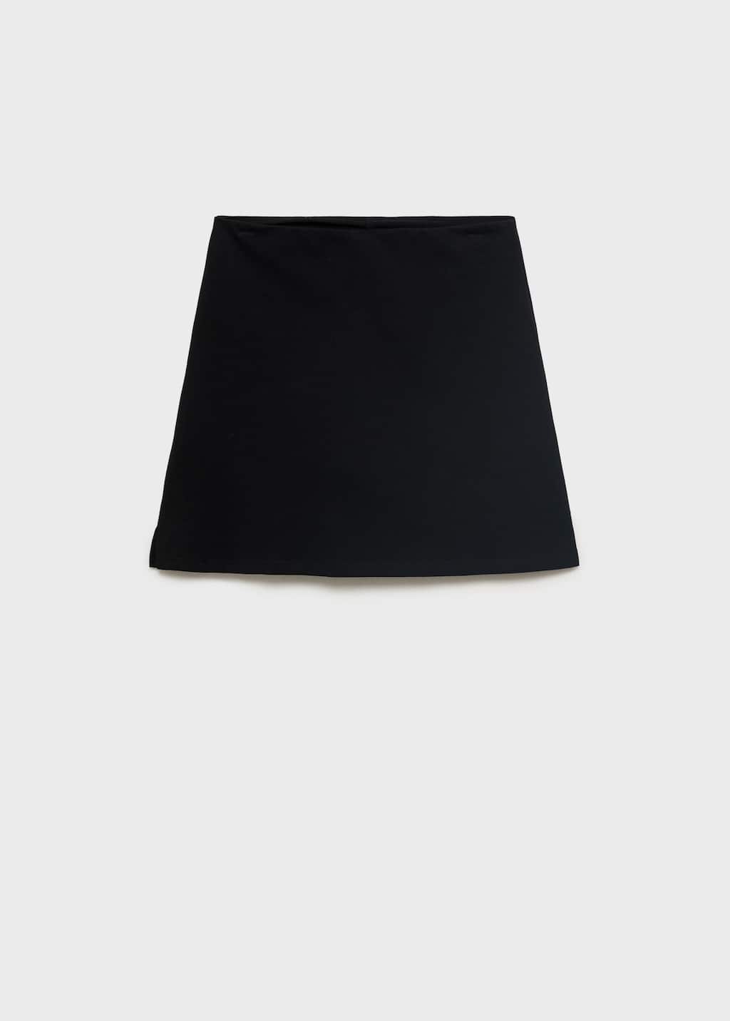 Mango Teen Knitted Skirt And Trousers Black