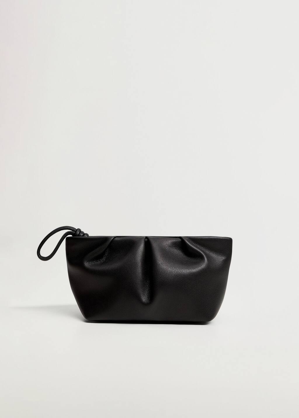 mango leather mini bolsa