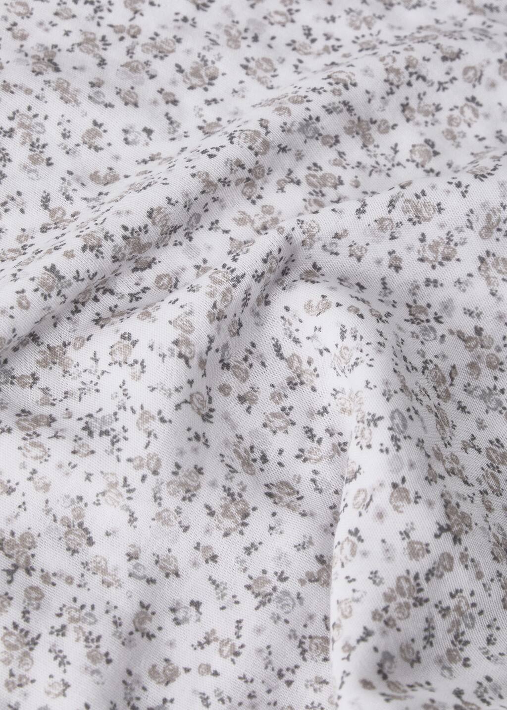 Children's cotton muslin with mini-flower print