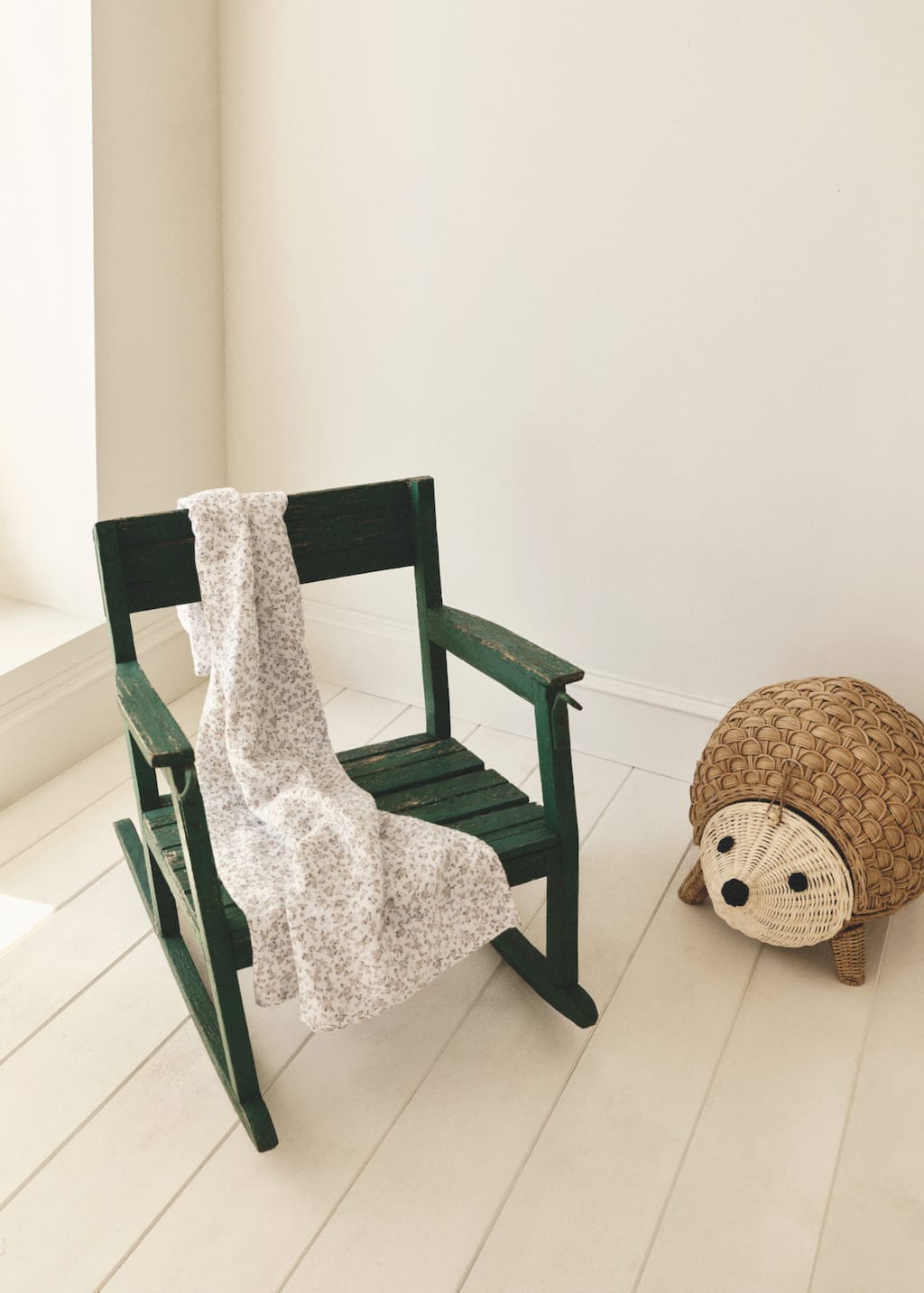Children's cotton muslin with mini-flower print