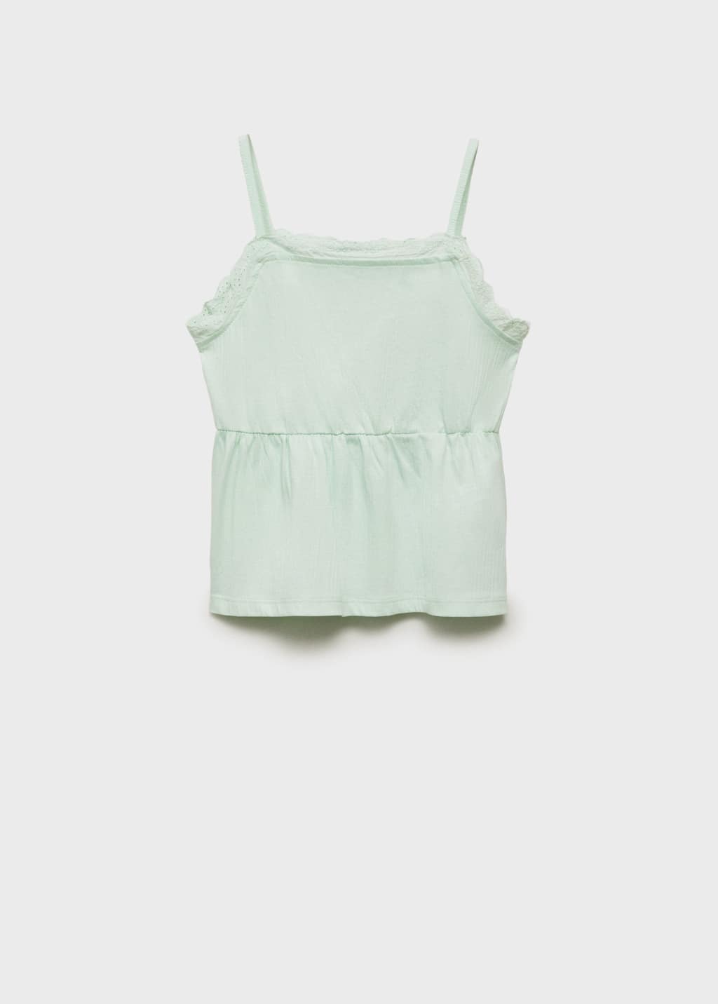 Mango Top Vert Menthe - Enfants - 13-14 Ans - Kids In Vert Menthe