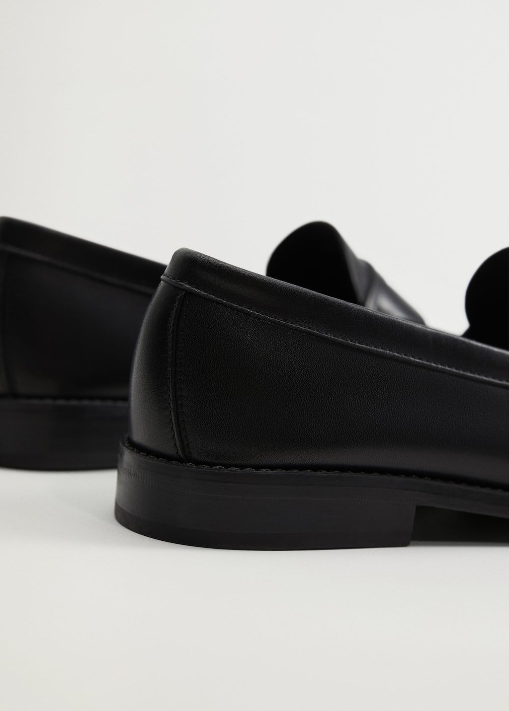 Mango Leather penny loafers 87100165 99