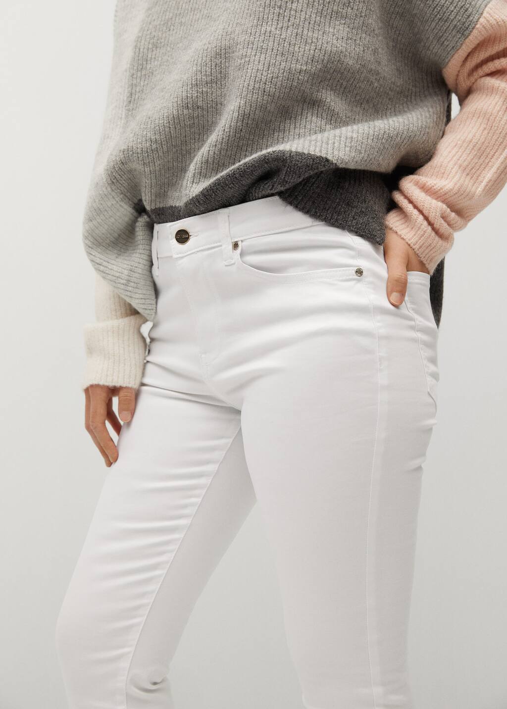 Jeans slim valentin - Mujer | Mango España