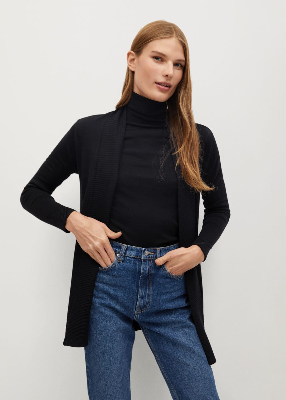 m-almaeco:cardigan punto fino