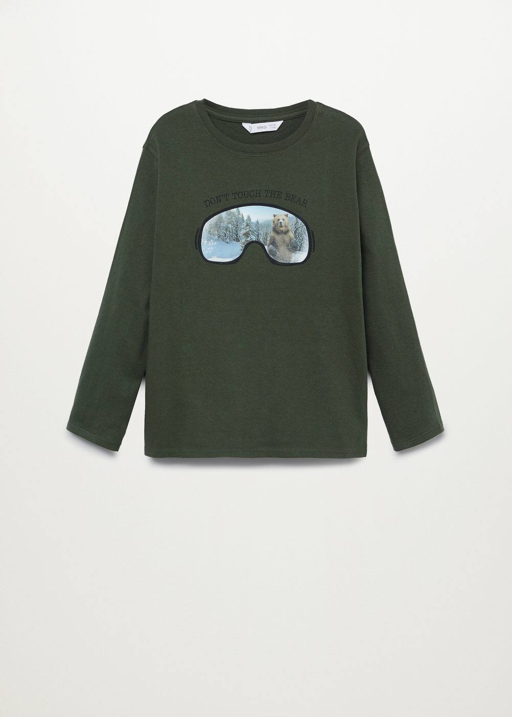 o-animal:camiseta algodon parche