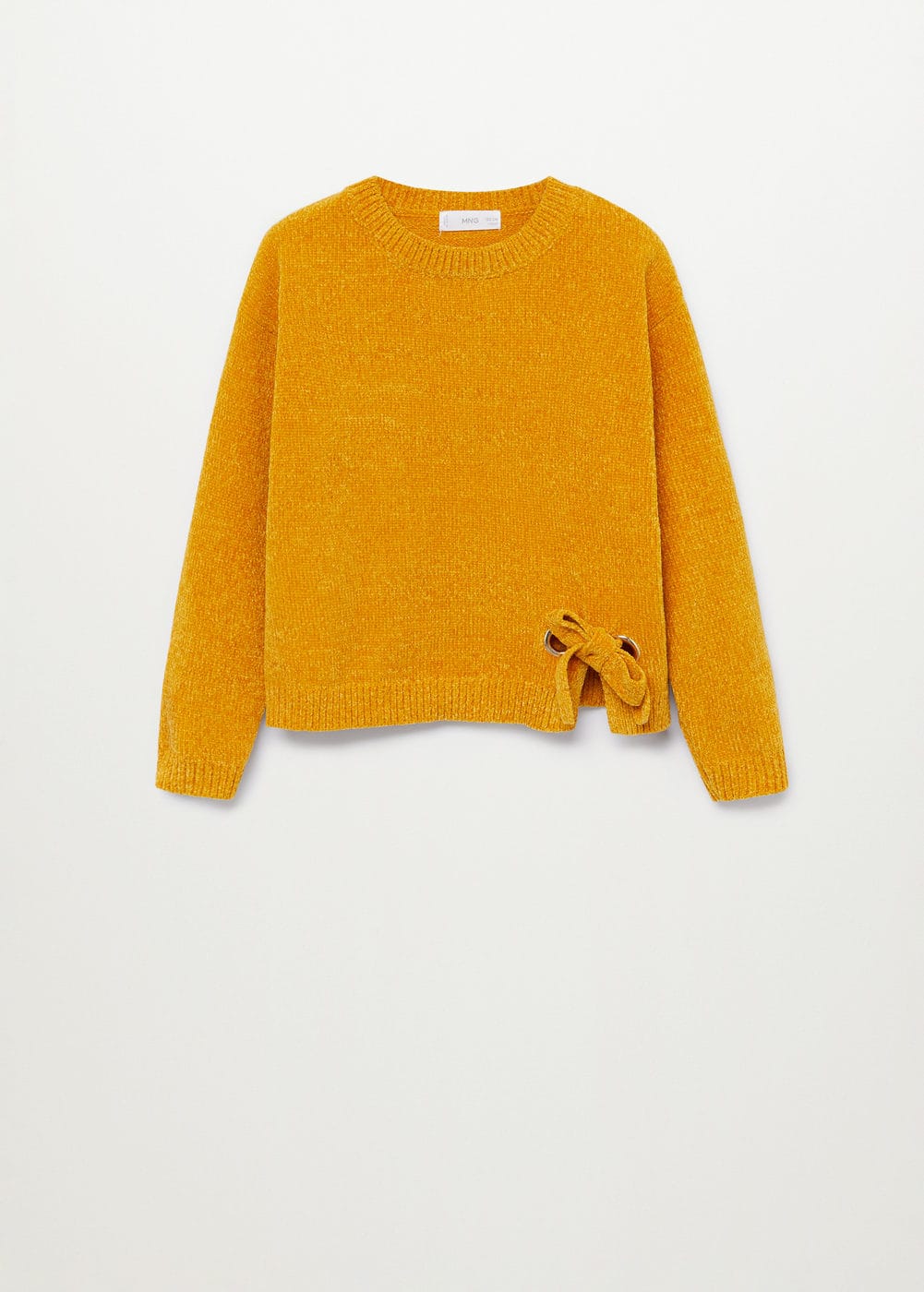 Bow knit sweater Woman Mango Malaysia