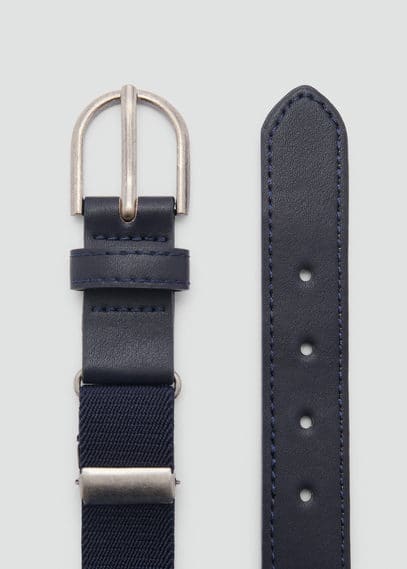 MANGO BABY BELT DARK NAVY