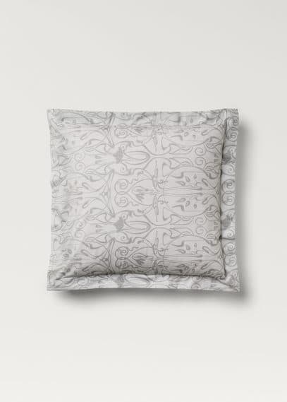 Mango Home Set Taie Dorei Gris Clair/pastel - Home - 60x60cm -