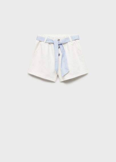 Mango Short Blanc - Enfants - 13-14 Ans - Kids In Blanc