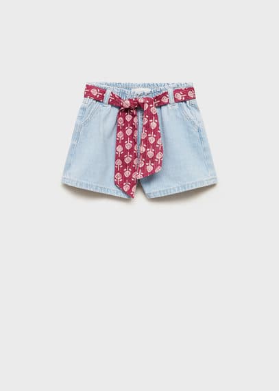 Mango Short Bleu Clair - Enfants - 11 - Kids In Bleu Clair