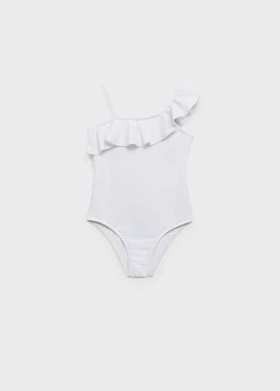 Mango Swimsuit White In White