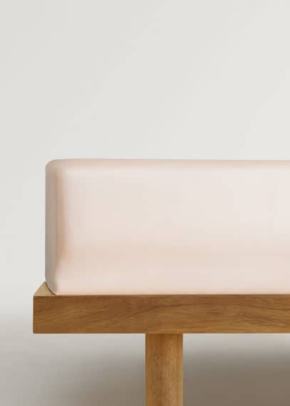 Mango Home Fitted Sheet Pink