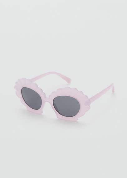Mango Sunglasses With Shell-frame In Light/pastel Purple