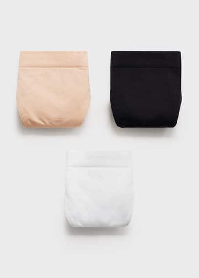 Mango Teen 3 Pack Essential Panty Off White In Off White