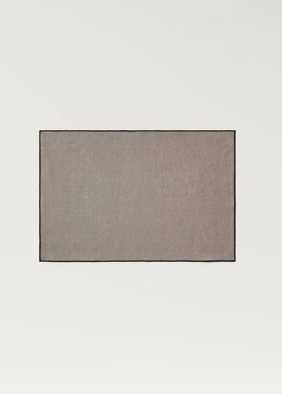Mango Home Napperon Indivi Gris Clair/pastel - Home - 35x50cm -