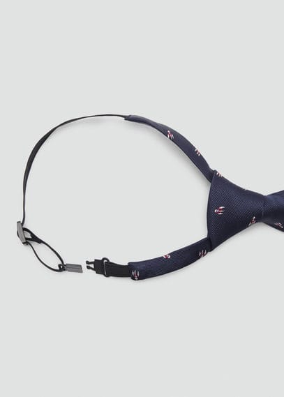 Mango Tie Dark Navy In Dark Navy
