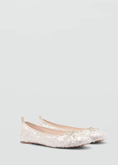 Mango Shoes Off White In Blanc Cassé