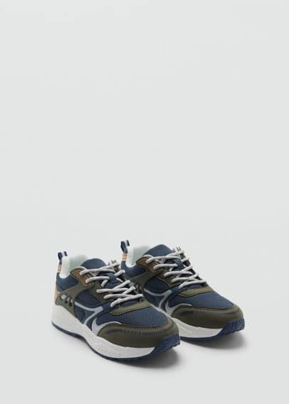 Mango Sport Shoes Blue In Blue