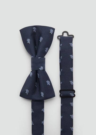 Mango Bow Tie Dark Navy In Bleu Marine Foncé