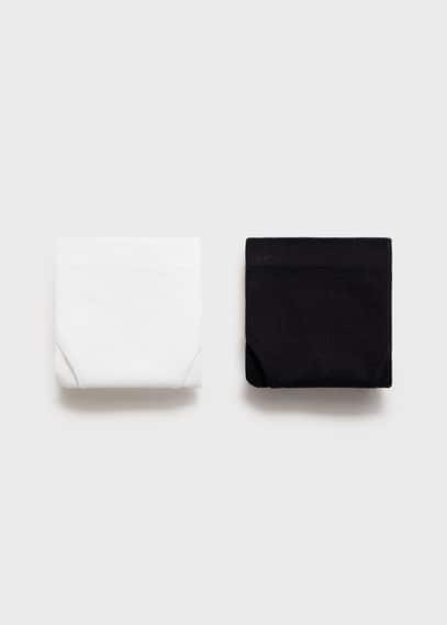Mango Teen 2 Pack Essential Panty Off White In Off White