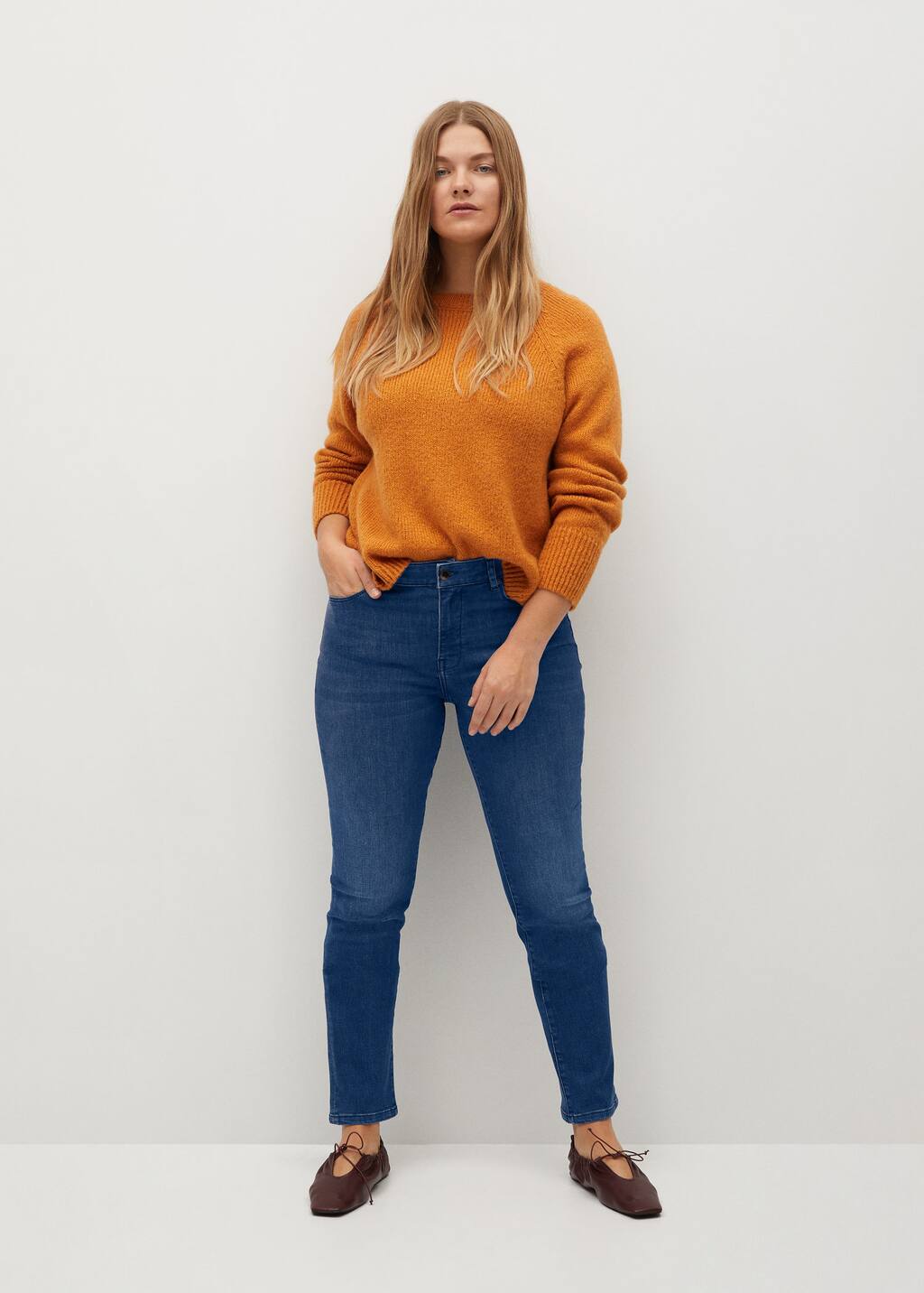 Valentina slim-fit jeans - Dames | Mango België