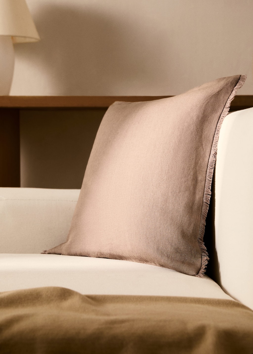 Mango Home Housse De Couss Marron Clair/pastel - Home - 50x50cm -