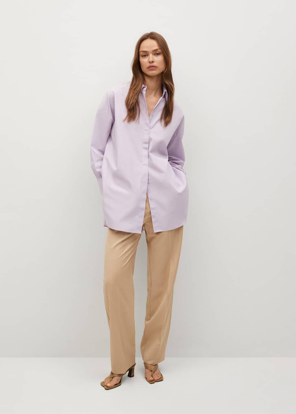 mango cotton shirt