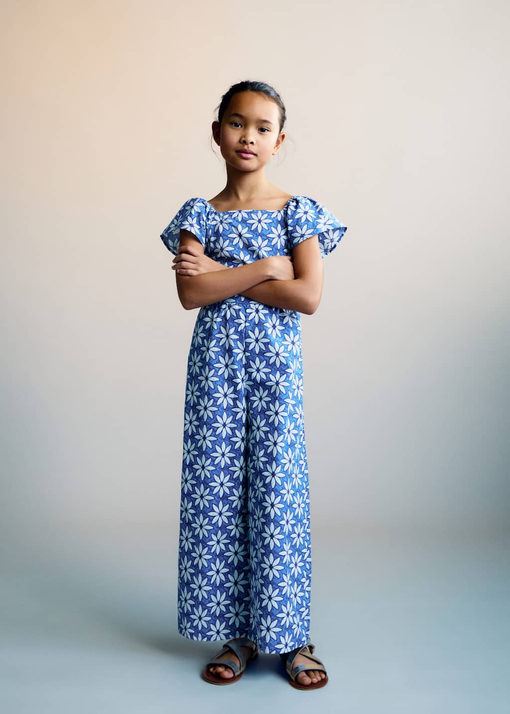 Mango One-piece Suit Blue In Blue