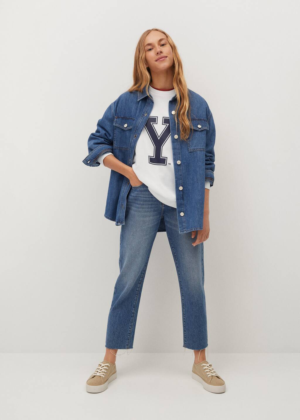 Yale university ® sweatshirt - Teenage girl | Mango Teen Croatia