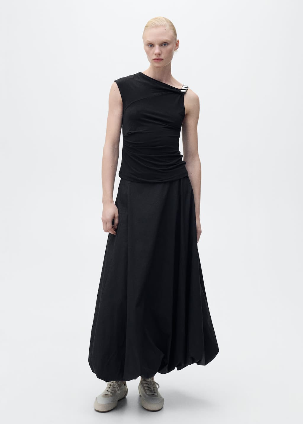 Mango Top Noir - Femme - Xl -  In Noir