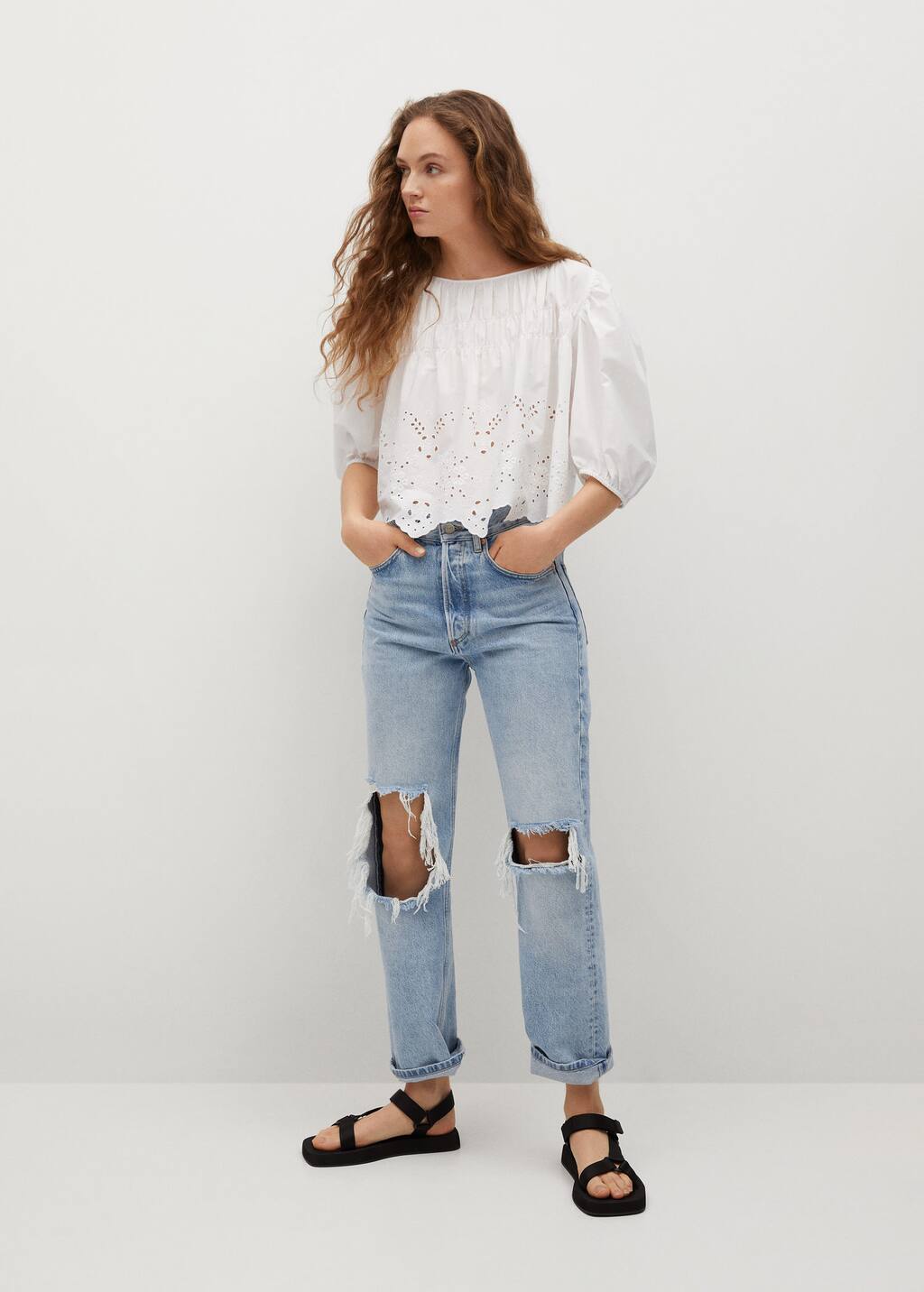 Blusas y camisas - Prendas - Mujer | MANGO OUTLET España