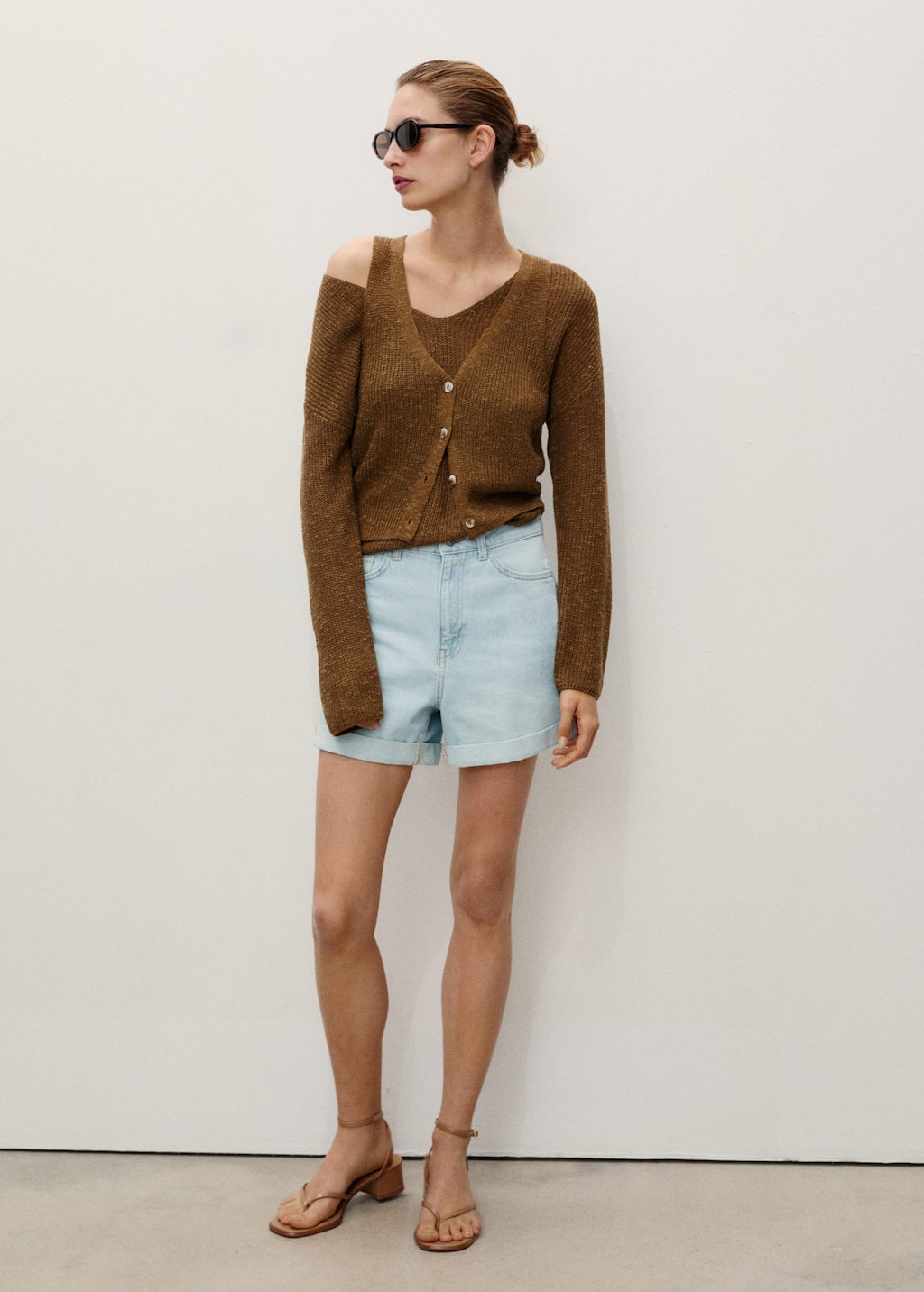 Mango Shorts Light Blue In Light Blue