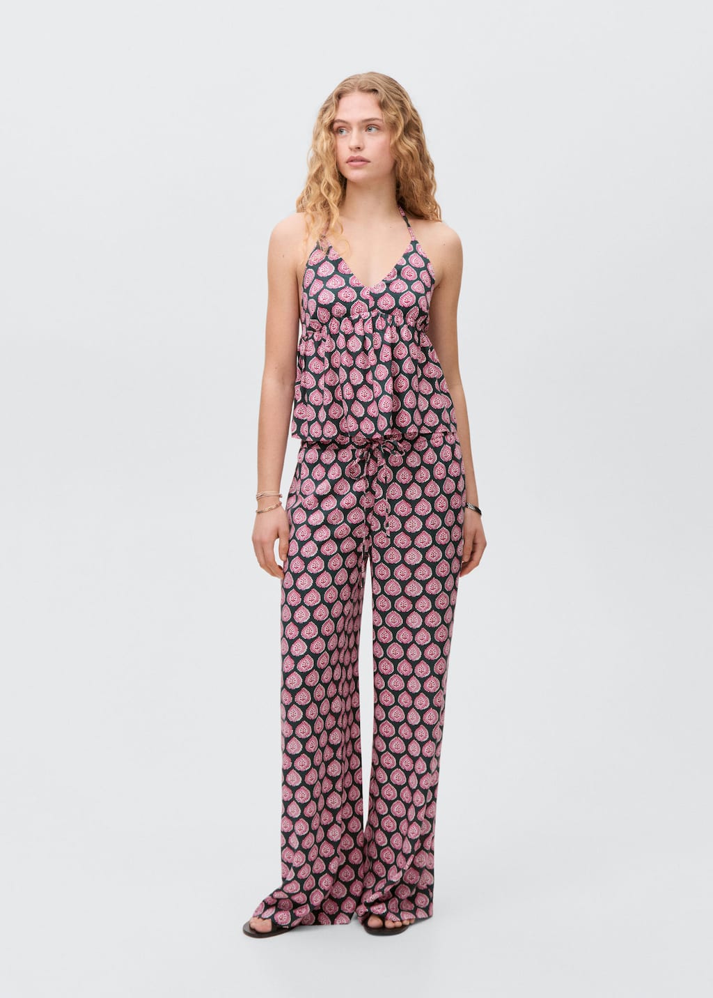 Mango Teen Trousers Dark Green In Vert Foncé