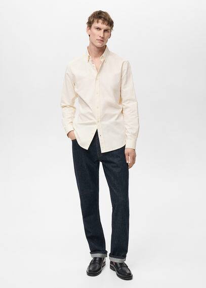 Mango Man Veste Worker Nylon Jaune - Homme - Xxl - In Yellow