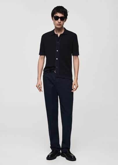 Polo 100 % coton maille structure