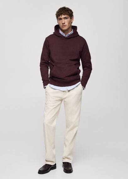 Sweat-shirt coton capuche regular-fit